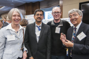 From left to right: Carol Frost, Division Director for the Division of Earth Sciences at NSF; Vijaykrishnan Narayanan, Penn State; Laurent Itti, University of Southern California; and Jim Kurose, Assistant Director for CISE at NSF